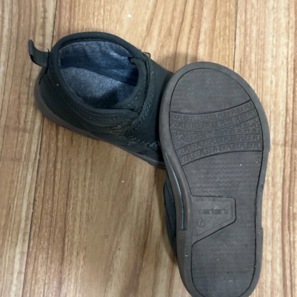 Kids Green Quilted Shoes